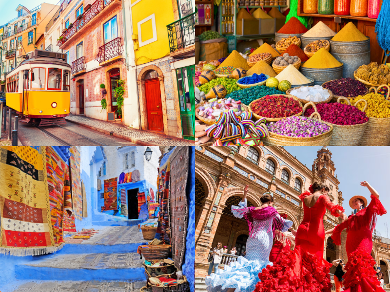 Spain, Portugal and Morocco package with flights